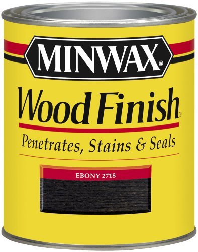 Minwax 22718 1/2 Pint Wood Finish Interior Wood Stain, Ebony by Minwax von Minwax