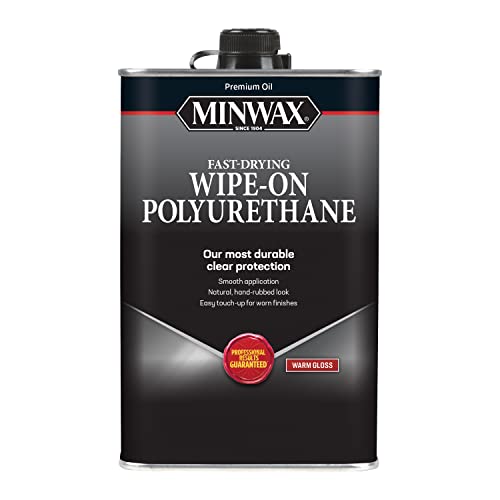 Minwax 60900 Wipe-On Poly Polyurethane Finish Clear Gloss, Quart by Minwax von Minwax