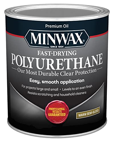 Minwax 63005 Fast Drying Polyurethane Clear Semi-Gloss Finish, Quart by Minwax von Minwax