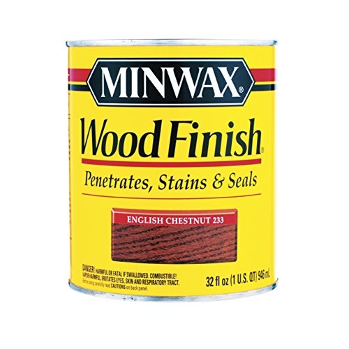 Minwax 70044 Holzbeize für Innenbereich, englische Kastanienholz-Finish, ca. 1 l von Minwax