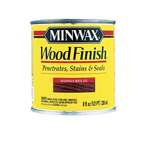 Minwax polycryl 22220–1/2 Pint Kipper Sedona Red Wood Finish® Innen Holz Fleck von Minwax