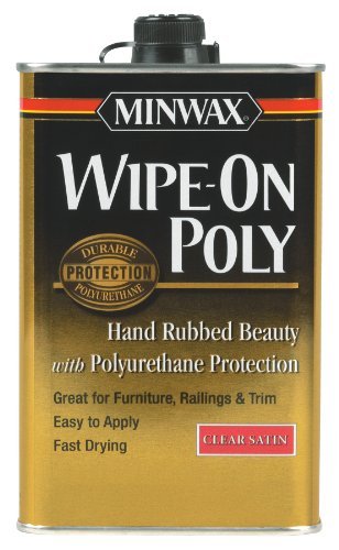 Minwax polycryl 40910 wipe-on auf Öl-basierende Poly, 1-pint, Clear Satin by Minwax polycryl von Minwax