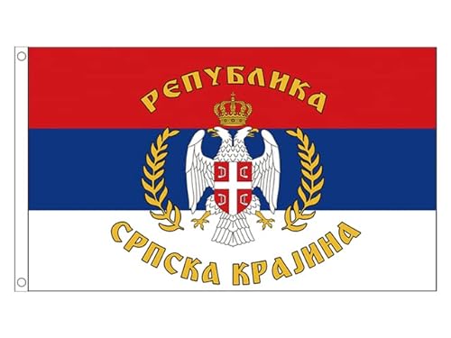 Minyose 90x150cm Serbien Staatsflagge Polyester gedruckte hängende Flaggen und Banner von Minyose
