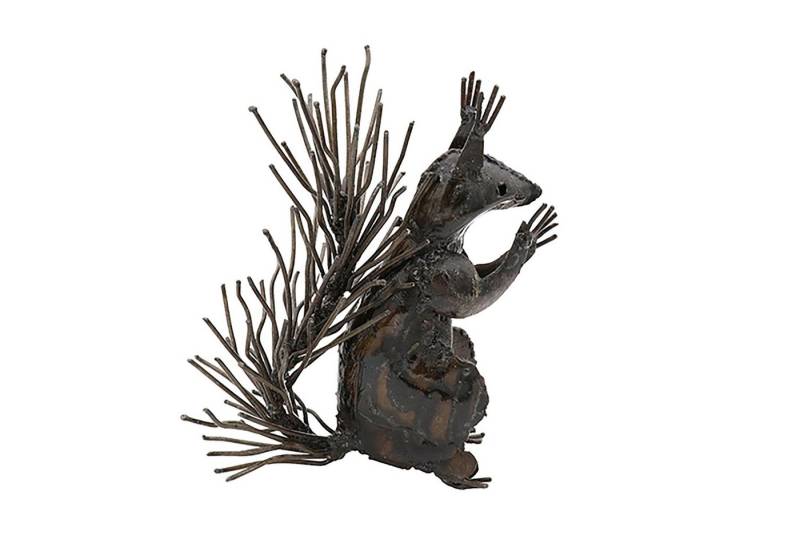 Mio Moyo Gartenfigur Eichhörnchen, Dekoration für Haus und Garten aus Metall, Gartendeko, Blumen, Vögel Mio Moyo Gartenfigur Eichhörnchen, Dekoration für Haus und Garten aus Metall, Gartendeko, Blumen, Vögel von Mio Moyo
