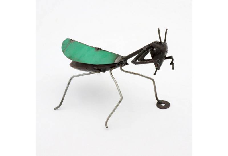 Mio Moyo Gartenfigur Gottesanbeterin, Dekoration für Haus und Garten aus Metall, Gartendeko, Blumen, Vögel von Mio Moyo