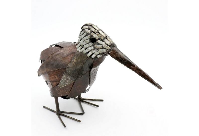 Mio Moyo Gartenfigur Kiwi, Dekoration für Haus und Garten aus Metall, Gartendeko, Blumen, Vögel von Mio Moyo