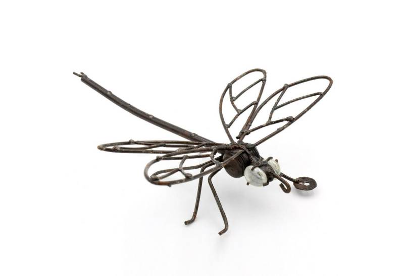 Mio Moyo Gartenfigur Libelle, Dekoration für Haus und Garten aus Metall, Gartendeko, Blumen, Vögel von Mio Moyo