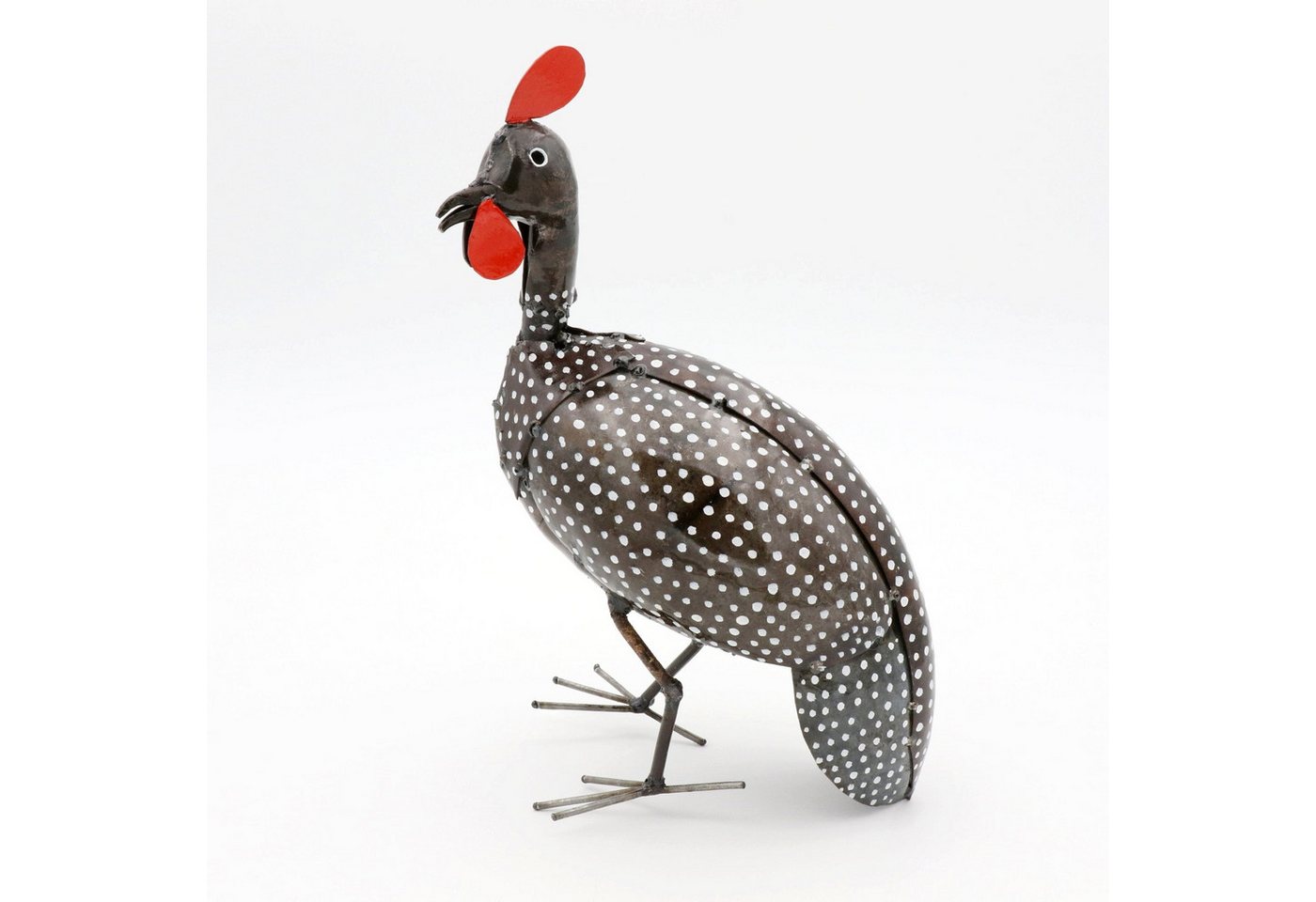 Mio Moyo Gartenfigur Perlhuhn, Dekoration für Haus und Garten aus Metall, Gartendeko, Blumen, Vögel Mio Moyo Gartenfigur Perlhuhn, Dekoration für Haus und Garten aus Metall, Gartendeko, Blumen, Vögel von Mio Moyo