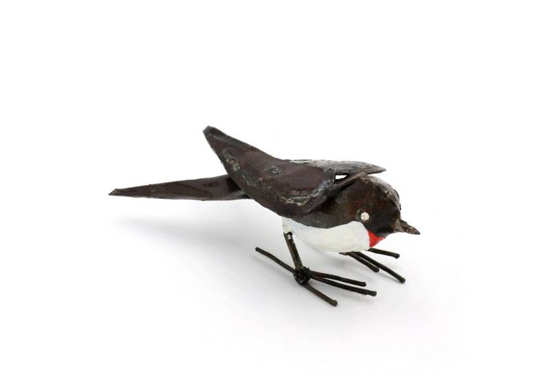Mio Moyo Gartenfigur Schwalbe, Dekoration für Haus und Garten aus Metall, Gartendeko, Blumen, Vögel von Mio Moyo