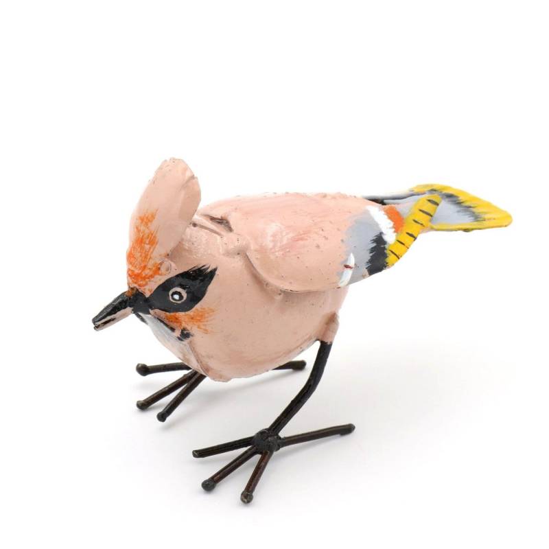 Mio Moyo Gartenfigur Seidenschwanz, Dekoration für Haus und Garten aus Metall, Gartendeko, Blumen, Vögel von Mio Moyo