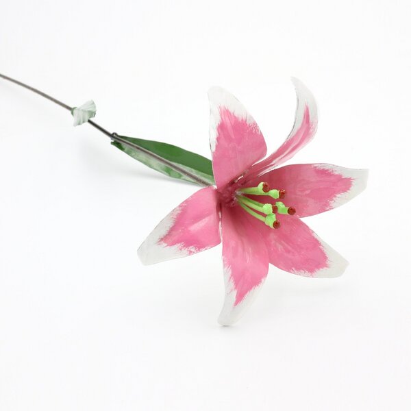 Mio Moyo Lilie - Blume aus Recycling-Metall zur Gartendekoration von Mio Moyo
