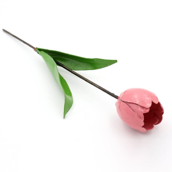 Mio Moyo Tulpe - Blume aus Recycling-Metall zur Gartendekoration von Mio Moyo