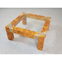 Wurzelholz Couchtisch Von Milo Baughman, 1970Er von MioMagazzino