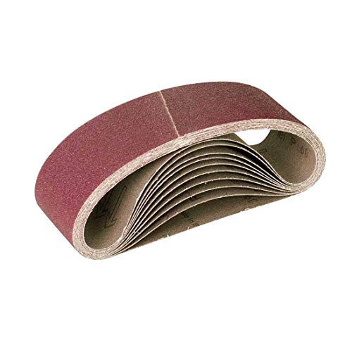 MioTools Fox Schleifbänder, 303 x 40 mm, f. Handbandschleifer, Normalkorund (10 Stk.) K36 von MioTools