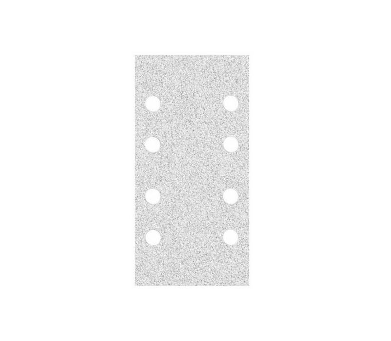 MioTools Schleifpapier 180 x 93 mm 8-Loch Klett-Schleifblätter für Schwingschleifer, Normalkorund, 50 Stk., K120 von MioTools