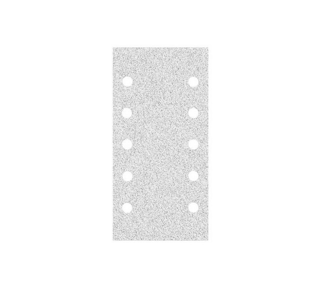 MioTools Schleifpapier 230 x 115 mm 10-Loch Klett-Schleifblätter für Schwingschleifer, Normalkorund, 50 Stk., K100 von MioTools