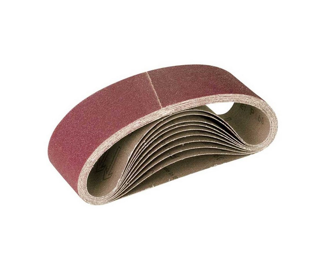 MioTools Schleifpapier 303 x 40 mm Schleifbänder für Handbandschleifer, Normalkorund, 10 Stk., K40 von MioTools