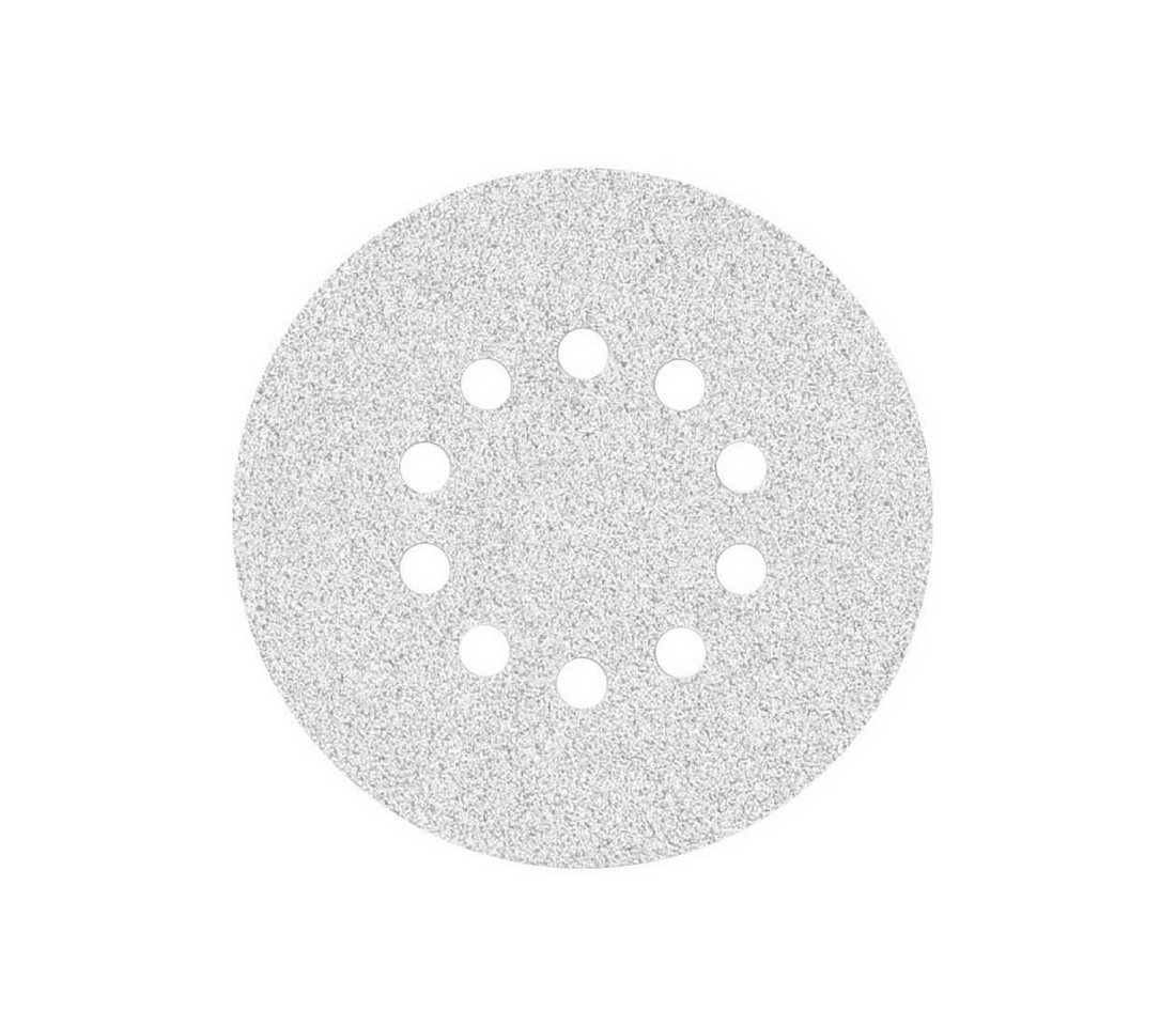 MioTools Schleifscheibe Ø 225 mm 10-Loch Klett-Schleifscheiben für Trockenbauschleifer, Normalkorund, 25 Stk., K100 von MioTools