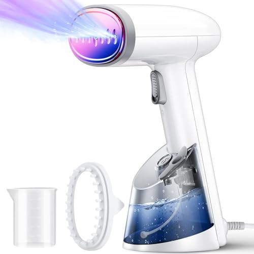 Dampfglätter Steamer, Mioduro Tragbarer Kleiderdampfer für Kleidung mit 250 ml Tank, für vertikales und horizontales Dämpfen, schnelles Aufheizen, schnelle Faltenentfernung,KG-1808 1400W Dampfglätter Steamer, Mioduro Tragbarer Kleiderdampfer für Kleidung mit 250 ml Tank, für vertikales und horizontales Dämpfen, schnelles Aufheizen, schnelle Faltenentfernung,KG-1808 1400W von Mioduro