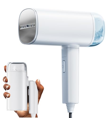 Foldable Handheld Steamer Clothes, 0.7kg Mioduro Handheld Garment Steamer 2-in-1 Horizontal & Vertical Fabric Steamer, Portable Hand Held Steamers for Clothes, Steam Press for Home & Travel Y von Mioduro