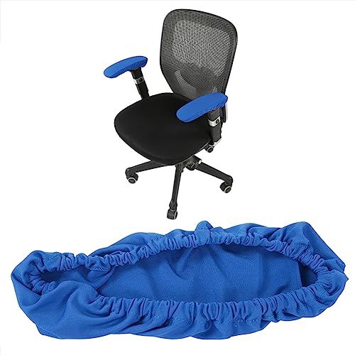Miokycl Ein Paar Elastische, Dehnbare Bürostuhl-Armlehnenbezüge, Abnehmbarer Computerstuhl-Armschutz (Blau) von Miokycl
