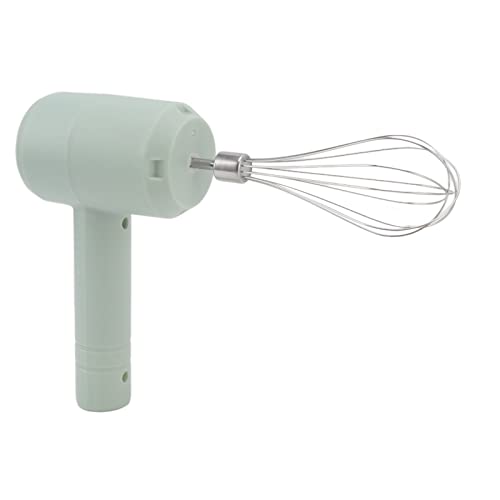 Miokycl Elektrischer Handmixer, Automatischer USB-wiederaufladbarer Tragbarer Kabelloser Handmixer Zum Backen von Kuchen, Eiercreme (Helles Cyan) von Miokycl