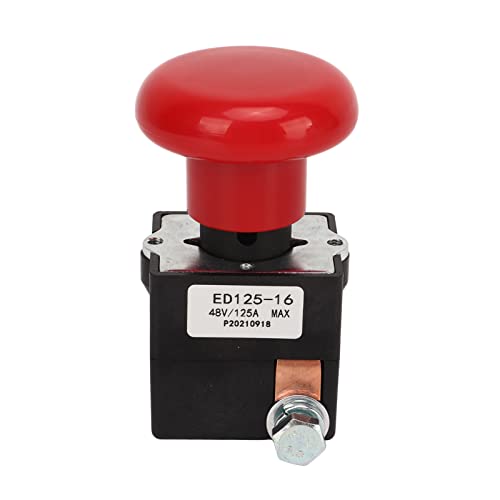 Not-Aus-Schalter, 48 V, 125 A, Metalllegierung, ED125-16, Stopp-Taste, Passend die Meisten Gabelstapler Not-Aus-Schalter, 48 V, 125 A, Metalllegierung, ED125-16, Stopp-Taste, Passend die Meisten Gabelstapler von Miokycl