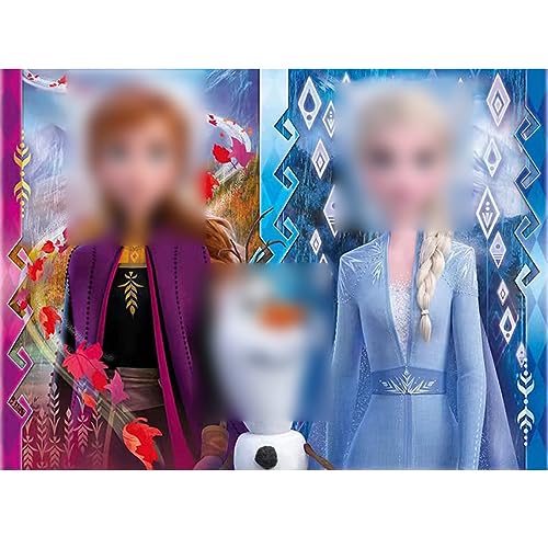 Miotlsy Eiskönigin Diamond Painting Eiskönigin Anna & ELSA 5D DIY Diamant-Stickerei Kristall Strass Kreuzstich Mosaik Gemälde Kunst Handwerk für Zuhause Wanddekoration 40 x 30 cm von Miotlsy