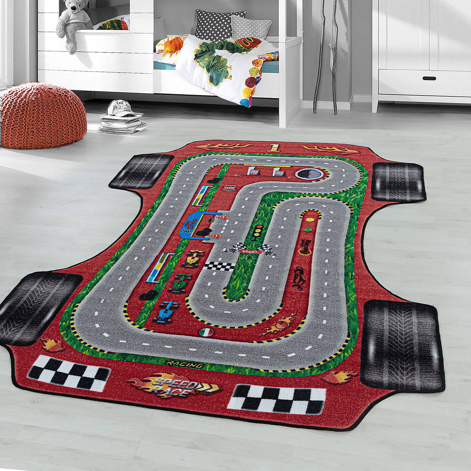 Kinderteppich Racetrack von Miovani