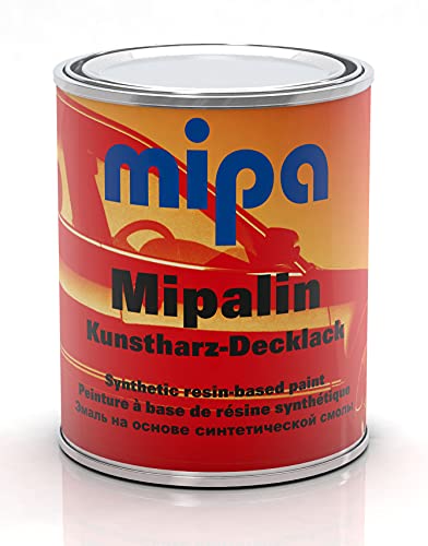 MIPA Mipalin Fahrzeuglack Kunstharz-Lack RAL 3020 Verkehrsrot Standardton 1 Liter von MIPA