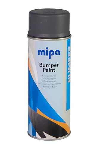 MIPA Bumper-Paint-Spray grau Stoßstangenlack Strukturbeschichtung Autolack 400ml von MIPA