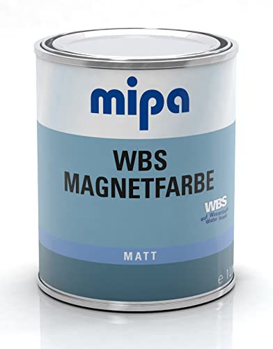 MIPA WBS Magnetfarbe 1 Liter matt magnethaftend Tafel Wand von MIPA