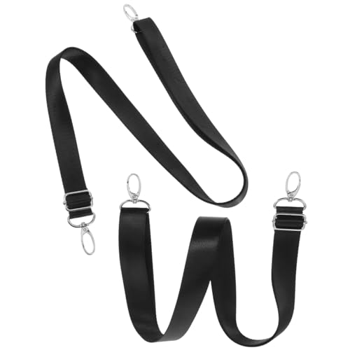 2 Stück verstellbare elastische Gurte für Pferdedecke mit doppeltem drehbarem Karabiner, Ersatzriemen für Pferdedecken, Schwarz, 150 cm von Mipcase