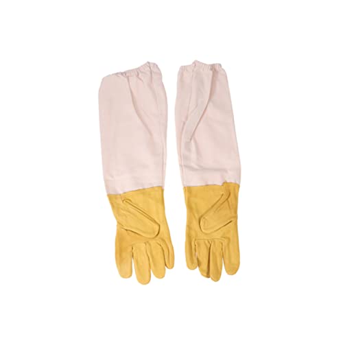 Mipcase Fäustlinge 1 Paar Goldener Handschuh Imkerhandschuhe Anti-bienen-handschuhe Handschuhe Für Die Imkerei Handschuhe Für Imker Schutz Lederhandschuhe Industriehandschuhe von Mipcase