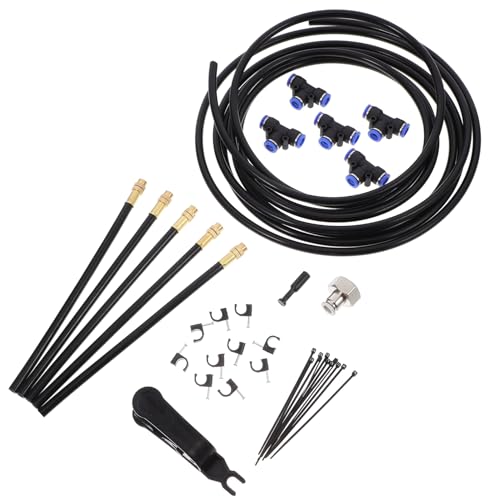 Mipcase 1 Satz Bewässerungsgerät Düsen Verwickeln Garten Mister System Gewächshaus Bewässerungssystem Nebelsysteme Grasbewässerungssystem Tröpfchenbewässerungssystem-kit Black Sport von Mipcase