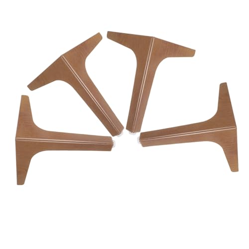 Mipcase 1 Satz Ersatzbettbeine Schrank Beine Tischbeine Sofa Legs Sofa Beine Sofabeine Möbel Verstellbare Füße Kommode Ersatz Schrankbeine Couch Beine Kaltgewalzter Stahl Brown 4 Stück von Mipcase