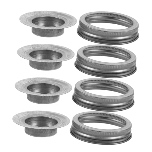 Mipcase 1satz Teelichthalter Für Einmachgläser Minimalistischer Kerzenhalter Für Regelmäßige Öffnungen Metalleinsätze Und Deckel Für Stilvolle Raumgestaltung von Mipcase