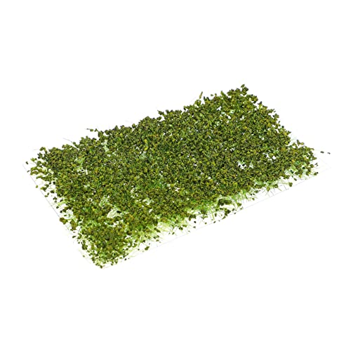 Mipcase 1 Stück Simulierte Strauchgrascluster Wohnkultur Graswand Kunstrasenmatten draußen Rasengras Kunstgras-Modell DIY Buschmodell Simulation Grasszene Plastik Green von Mipcase