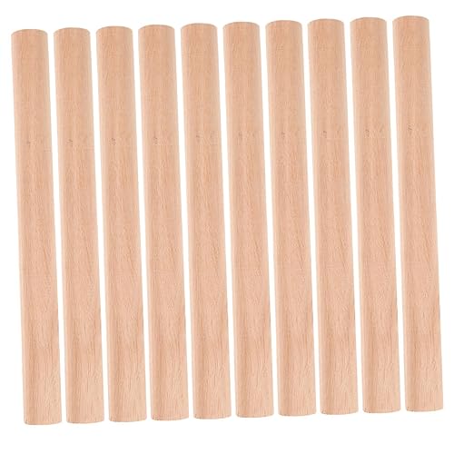 Mipcase 10 Stück Teiliges Holzstäbe Rundstäbe aus Naturbelassenem Holz Vielseitig Einsetzbar für Basteln DIY Dekoration Hochzeit Party und Handwerksprojekte Mipcase 10 Stück Teiliges Holzstäbe Rundstäbe aus Naturbelassenem Holz Vielseitig Einsetzbar für Basteln DIY Dekoration Hochzeit Party und Handwerksprojekte von Mipcase