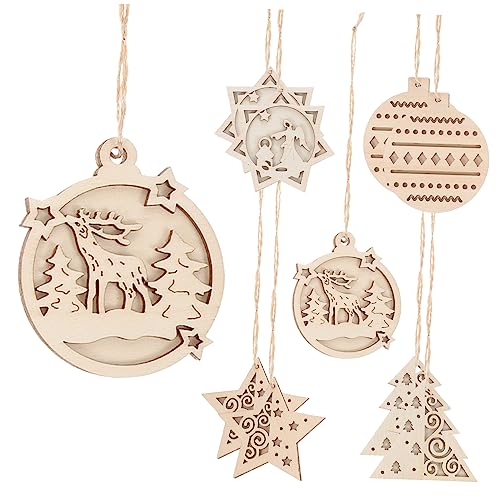 Mipcase 10 Stück Teiliges Weihnachts Holzanhänger aus Hochwertigem Pappelholz DIY Unbemalte Holzscheiben mit Aufhängebohrung Glatte Kanten Langlebige Weihnachtsdekoration zum Bemalen und Mipcase 10 Stück Teiliges Weihnachts Holzanhänger aus Hochwertigem Pappelholz DIY Unbemalte Holzscheiben mit Aufhängebohrung Glatte Kanten Langlebige Weihnachtsdekoration zum Bemalen und von Mipcase