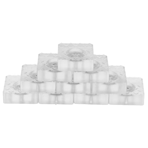Mipcase 10 Stück Transparente Gummipuffer, Gummifüße Für Schneidebretter, Glastischplatten-stoßstangen, Bilderrahmen-abstandshalter, Selbstklebende Möbelpolster, Quadratisch Mipcase 10 Stück Transparente Gummipuffer, Gummifüße Für Schneidebretter, Glastischplatten-stoßstangen, Bilderrahmen-abstandshalter, Selbstklebende Möbelpolster, Quadratisch von Mipcase