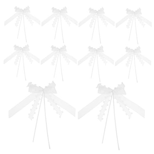 Mipcase 10 Stück Weiße Herz Spitzen Schleifen für Hochzeit Auto Dekoration Elegante DIY Schleifen für Türgriffe und Rückspiegel Vielseitig Einsetzbar für Party und Heimdeko Mipcase 10 Stück Weiße Herz Spitzen Schleifen für Hochzeit Auto Dekoration Elegante DIY Schleifen für Türgriffe und Rückspiegel Vielseitig Einsetzbar für Party und Heimdeko von Mipcase