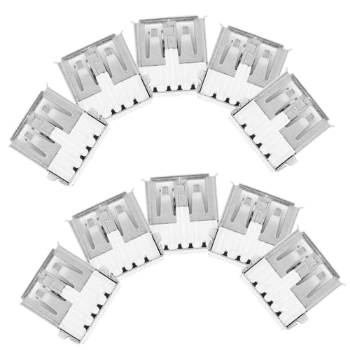 Mipcase 100 Stücke USB-Mutter Horizontal USB- Adapter Ersatzteile Für Für Computer Und Elektronische Projekte von Mipcase