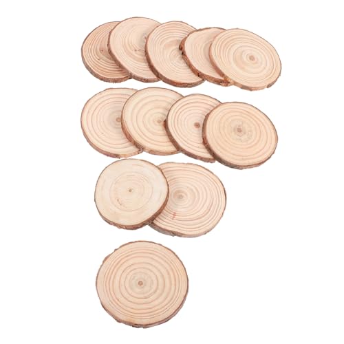 Mipcase 12 Stück Natürliche Runde Holzscheiben Unbehandelte Holzscheiben aus Kiefernholz für DIY Basteln Dekoration Coaster Kreative Handwerksprojekte Mipcase 12 Stück Natürliche Runde Holzscheiben Unbehandelte Holzscheiben aus Kiefernholz für DIY Basteln Dekoration Coaster Kreative Handwerksprojekte von Mipcase