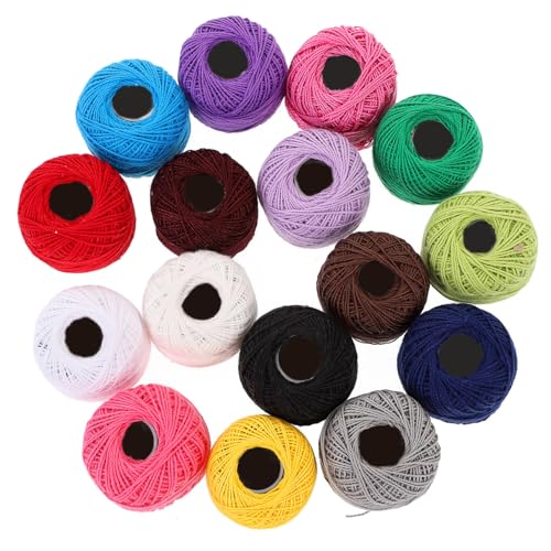Mipcase 16 Rollen Teiliges Stickgarn Set Baumwolle pro Langlebige Bunte Kreuzstich Garn Fäden für DIY Handarbeit Umweltfreundlich Geeignet für Geschenk und Basteln zu Zufällige Farbe Mipcase 16 Rollen Teiliges Stickgarn Set Baumwolle pro Langlebige Bunte Kreuzstich Garn Fäden für DIY Handarbeit Umweltfreundlich Geeignet für Geschenk und Basteln zu Zufällige Farbe von Mipcase