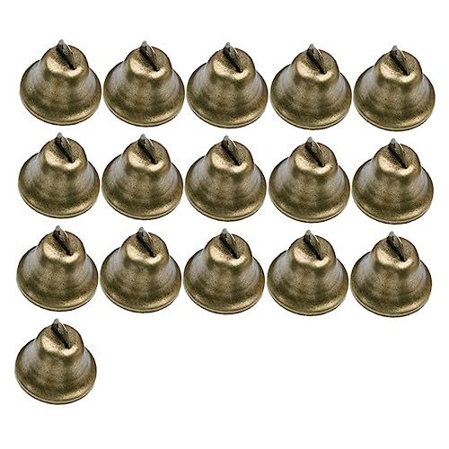 Mipcase 16stücke DIY Handwerk Zubehör Antike Bronze Jingle Bells Glocken Für Weihnachtsbaum Dekoration Haustier Halsband Bastelprojekte Und Geschenke von Mipcase