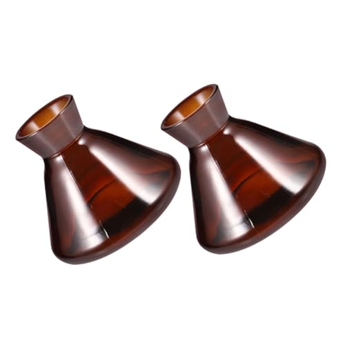 Mipcase 2stücke Nachfüllbare Glasdiffusoren Aromatherapie Behälter Für Duftöl Mit Ersatzstäbchen Dekorative Duftflaschen Aus Klarem Glas von Mipcase