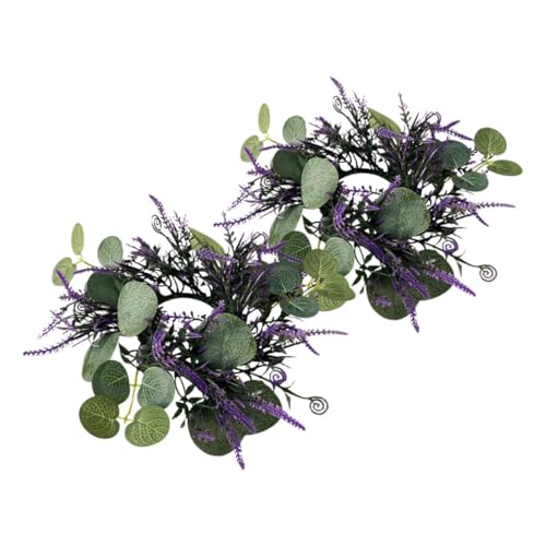Mipcase 2stücke Künstlicher Eukalyptus-kerzenring Teiliges Für Frühlingsdeko Für Hochzeiten Und Festliche Anlässe Vielseitig Einsetzbar Tischdekoration Für Weihnachten Und Ostern Mipcase 2stücke Künstlicher Eukalyptus-kerzenring Teiliges Für Frühlingsdeko Für Hochzeiten Und Festliche Anlässe Vielseitig Einsetzbar Tischdekoration Für Weihnachten Und Ostern von Mipcase