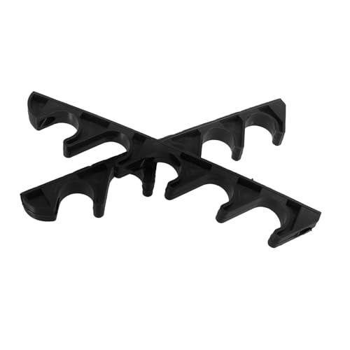 Mipcase 2 Stück Liegekonnektor Office Chair Support Segaler Anpassungsschnalle für Bürokontrolle Computerstuhleinstellungsklasse Balkonstuhlanpassungsklasse Plastik Black von Mipcase
