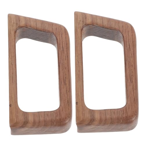 Mipcase 2 Stück Teetasse Holzgriff Bechergriff aus Holz Haushaltsteetassengriff kompakter Bechergriff Retro-Teetassengriff Retro-Tassengriff Teetasse liefert Brown von Mipcase